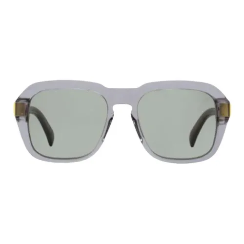 Dunhill Пластик Ацетат Квадратные Солнцезащитные очки Мужские Прозрачно-Серый