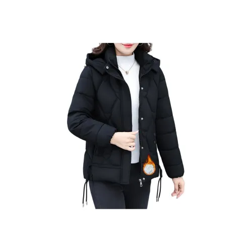 MOUSIDEYOUHUO С капюшоном хлопковый пуховик женский