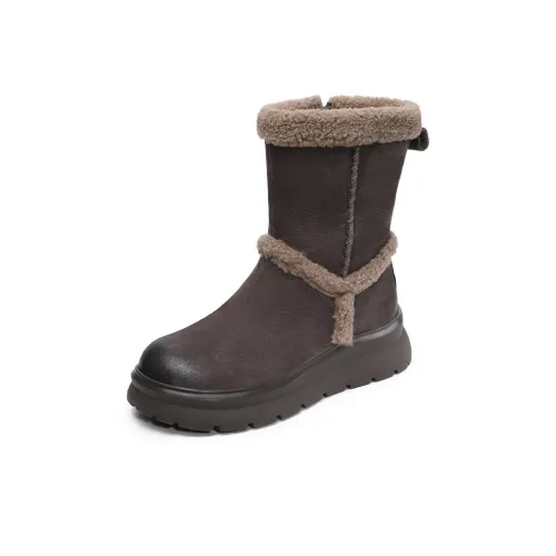 SENJIALUO Колено Высокие сапоги 4,5CM Женские