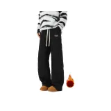 Black [Thickened и с флисовой подкладкой/Съемный логотип и ярлык]