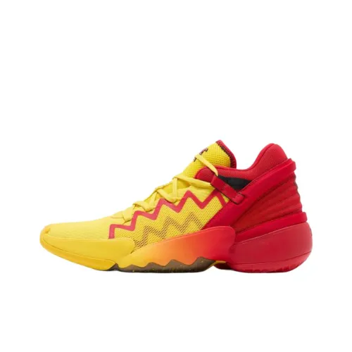 Adidas Винтажные баскетбольные кроссовки Мужские Желтые