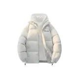 Белый, серый, фотиния, одиночный, хлопковый, куртка