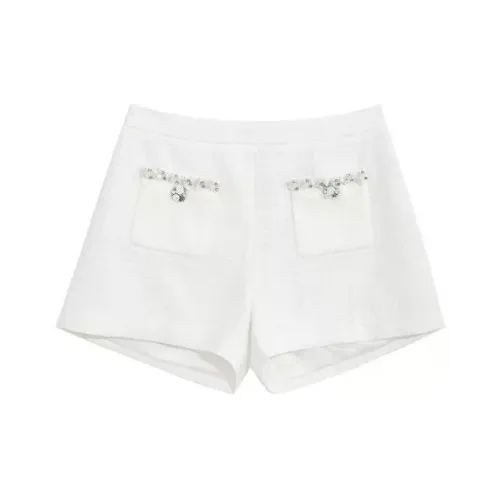 BEBE Белые Женские Повседневные Шорты