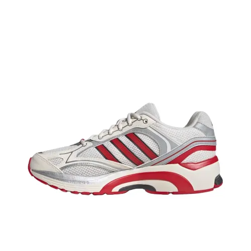 Adidas Spiritain 2000 Low Топ Резина Повседневные Беговые Кроссовки Унисекс Бежевый Серебристый Красный Черный