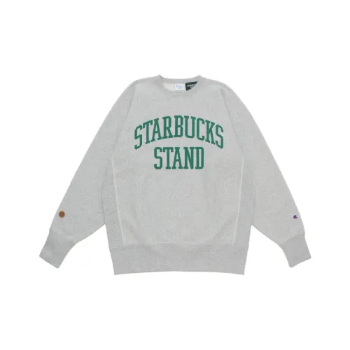 Champion x Starbucks X BEAMS совместный бренд Fw25 Свитшот Унисекс