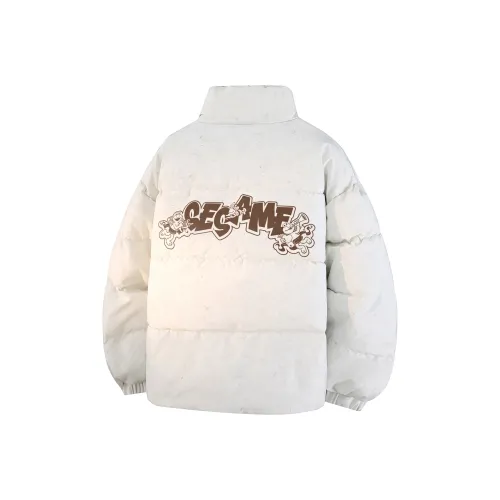 SESAME STREET Хлопковый пуховик Пальто Унисекс