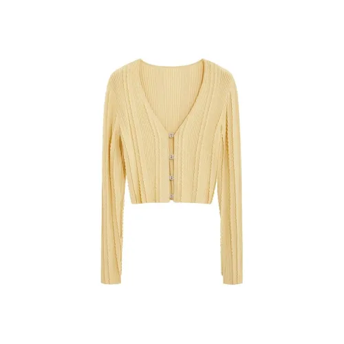 BEBE Жёлтый Женский Трикотаж