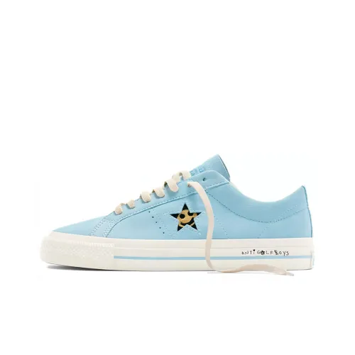 Конверс x GOLF WANG One Star Pro Slip-Resistant Abrasion-Resistant Low-Top Скейтборд Кроссовки Unisex Blue