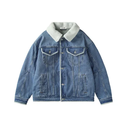 HIPANDA Синий Флисовая подкладка Мужская куртка