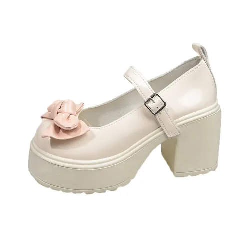 KLJK Грубый каблук Мэри Джейн туфли 9,5 см женские