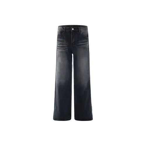 POSIYING Черные Унисекс Джинсы