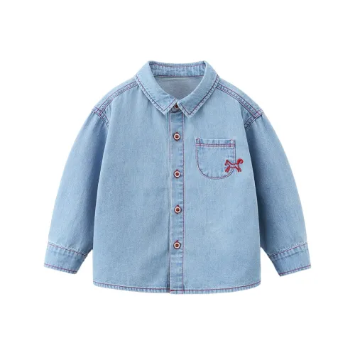 CICIIBEAR Мягкий Деним Рубашка Детская Возраст 3-7 лет