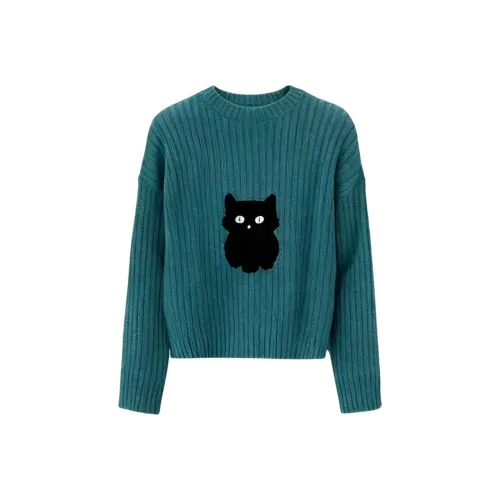 XIANGTIANE Зеленый Женский Трикотаж