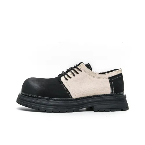 QINBU Платформа Высота Увеличение Derby Обувь Повседневная Кожаная Обувь Мужская