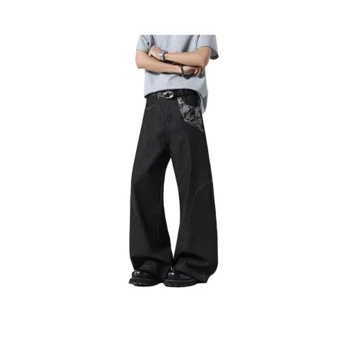 ONENINE34PM Черные Мужские Джинсы