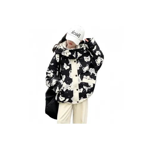 YALU Черный Школьный возраст Утеплённые куртки