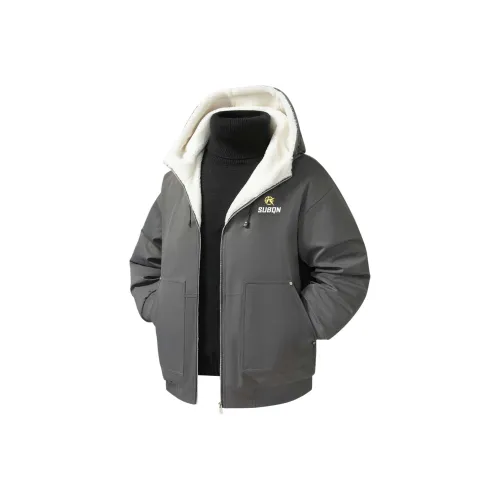 SUBEIQINGNIAN Хлопковый пуховик унисекс