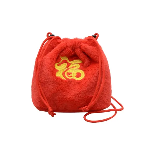 VENUCO Плюшевая сумка через плечо стандартная женская красная