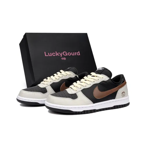 Nike BIG Мокко Кукла Низкие Кроссовки для скейтбординга Мужские Белый Кофейный