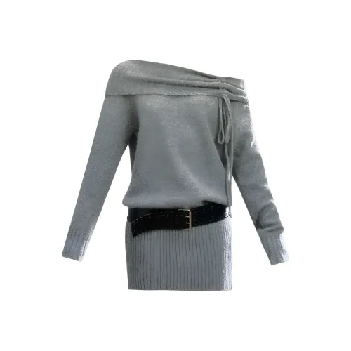 DITB Длинное платье с длинными рукавами женское