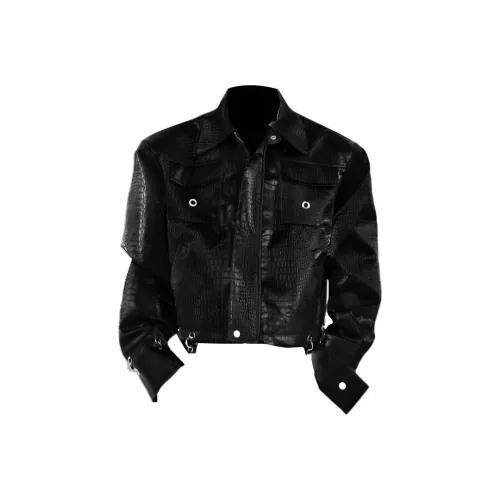 MAISON VINSON Черный Унисекс Куртки