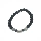 Браслет Together Day и Night для мужчин с бусинами