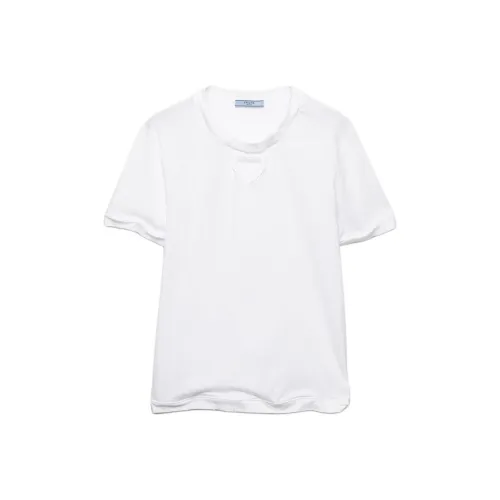 PRADA Белые Женские T-рубашки