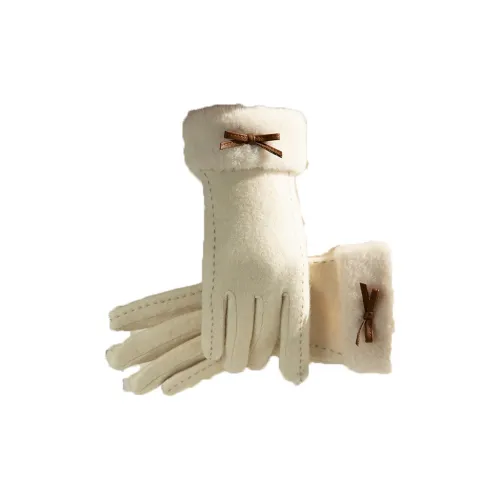 FOSS PHIL Вязаные перчатки из смешанной шерсти женские