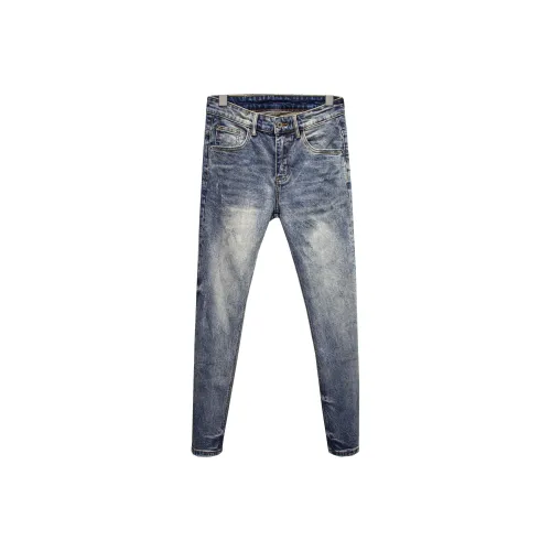 YONGYAN Синий Мужской Джинсы