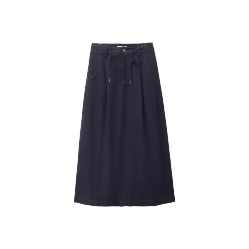 Giordano Повседневный Длинный Юбка Женские