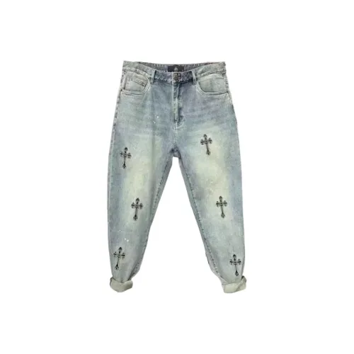 DARN TOUGH Светло-синие мужские джинсы