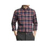 Синий, красный, клетчатый