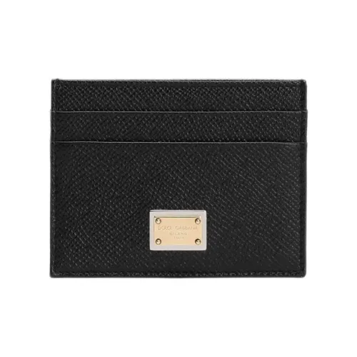 Dolce Gabbana Телячья кожа Картхолдер Мини Женский Черный