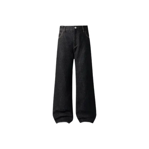 Imcrasy Черные Унисекс Джинсы