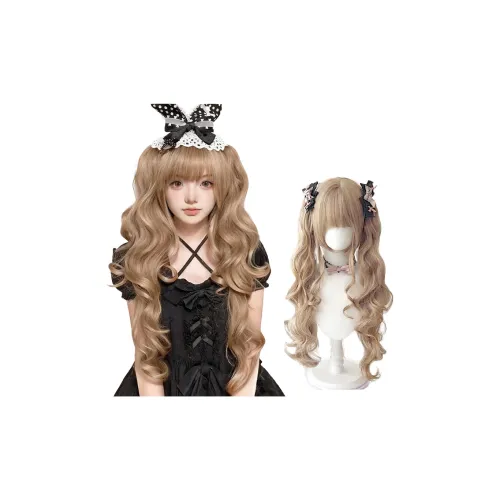 BEIQING Лолита Съемный Двойной Твистик Кудрявые Женская Перука Высокотемпературная Пряжа