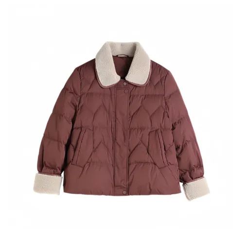 IQC Кирпичный Красный Женский Пуховик