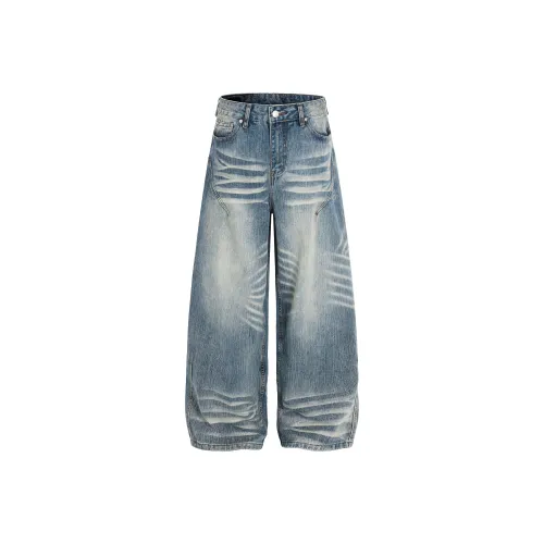 STRUCKCOOL Синий Унисекс Джинсы