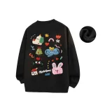 Чёрный (с флисовой подкладкой и утеплённый)