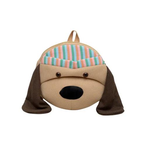 VENUCO Плюшевый рюкзак стандартный женский бежевый коричневый