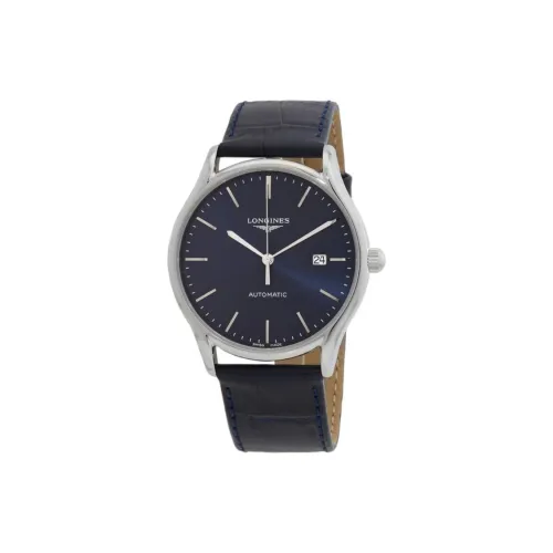 LONGINES Lvya Collection Автоматический Механический Механизм Мужские Часы Часы Синий Циферблат