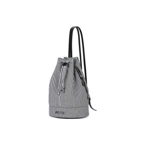 FOFO Denim Blend Ткань Ведрообразная Сумка Рюкзак Средний Женский Многоцветный