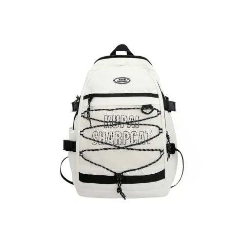 KINMAC Нейлон Сетчатая панель Ткань Рюкзак Стандартный Унисекс Белый Черный