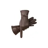 Коричневый, вышивка, кружевная отделка