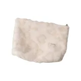 Белый плюшевый, большой, 18*26 см