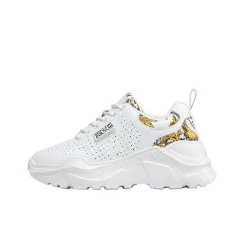 VERSACE JEANS Speedtrack VERSACE Низкие Спортивные Кроссовки Женские Белые