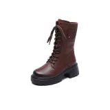 Коричневый с флисовой подкладкой