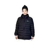 Черный хлопковый пуховик