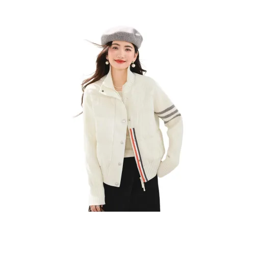 WICK BUEN Экрю Женская Трикотажная