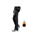 Черный (с флисовой подкладкой и утепленный)