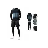 Серый комплект из 5 штук (Чисто черный комплект, на 2 размера больше, при отправке будет включен дополнительный маленький размер)